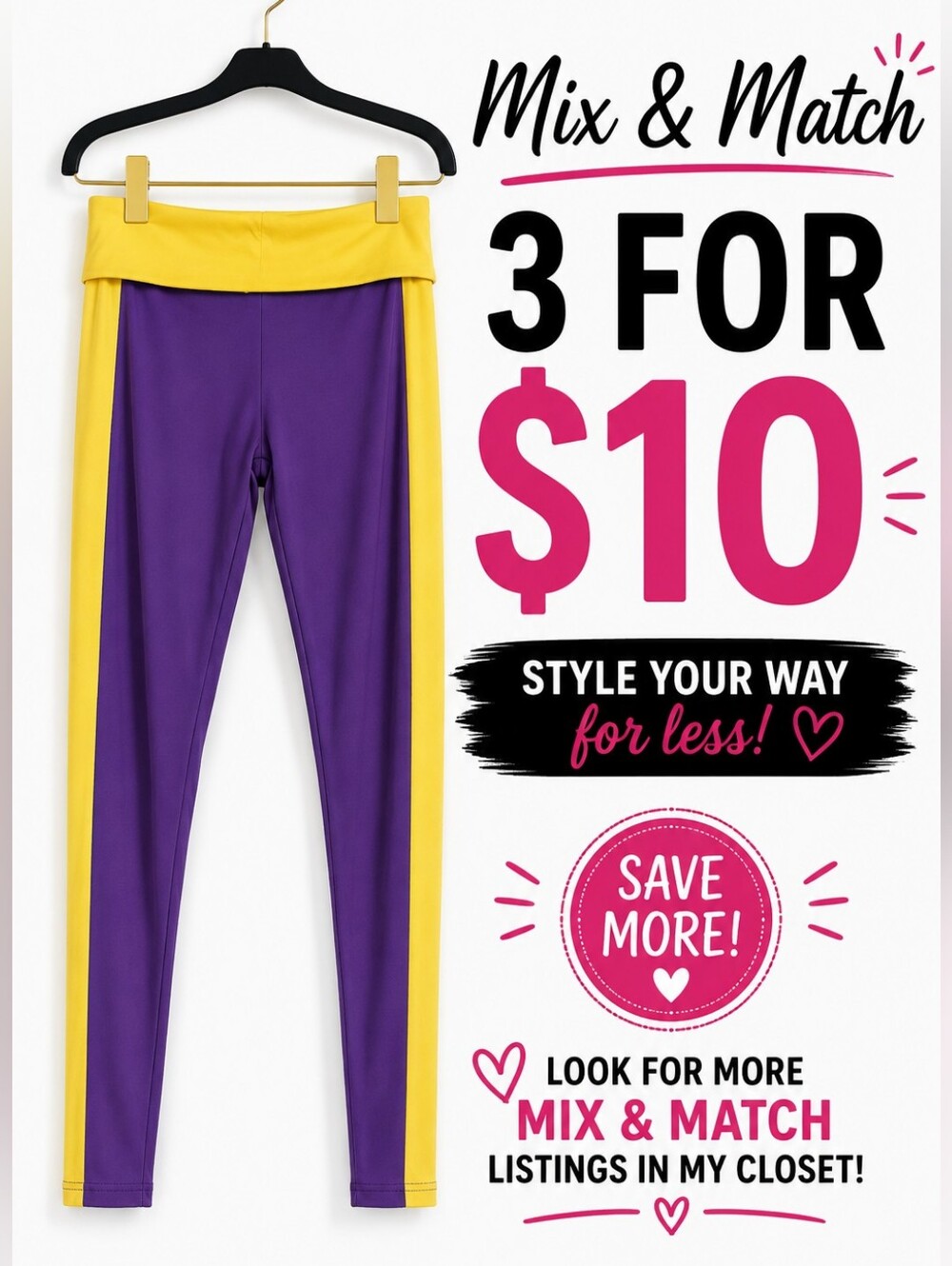 Colorblock Active Leggings